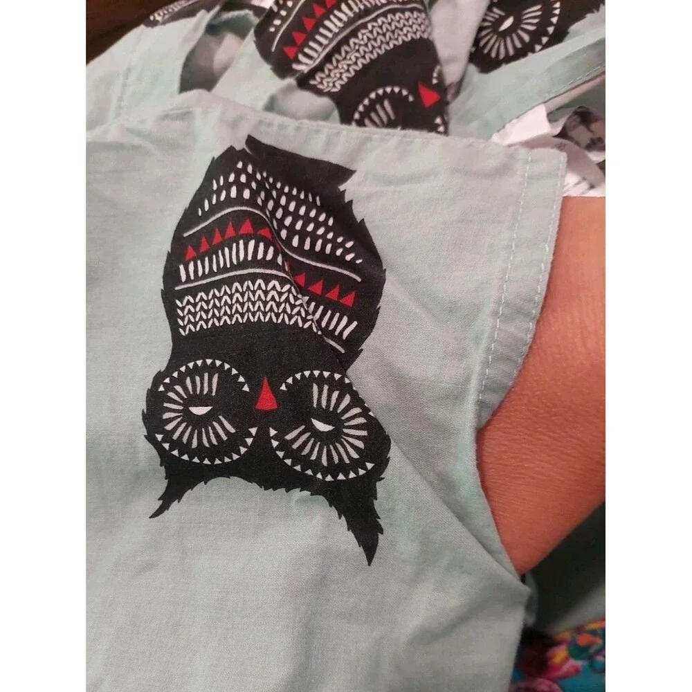 H&M teal owl